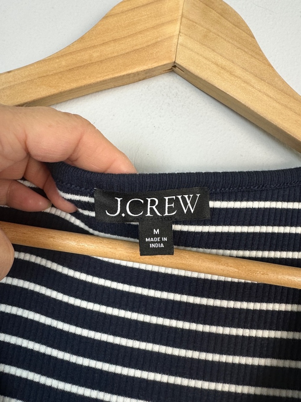 J.Crew Gathered Waist Mixy Dress Ribbed Knit Top Crinkly Sheer Skirt Lined MED - Picture 14 of 16